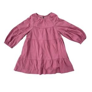 Zara Flower Embossed Dress 4-5